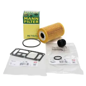 MANN Ölfilter Ölfiltergehäuse Dichtungssatz Dichtsatz BMW 3er E36 E46 5er E34 Z3 M43