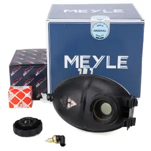 MEYLE Ausgleichsbehälter + FEBI Sensor + AIC Deckel MERCEDES W204 C218 X218 W212 X204