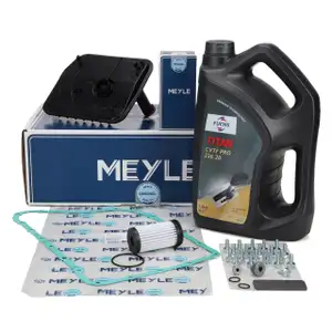 MEYLE Getriebefilter CFT23 CVT Automatik + 5L FUCHS Getriebeöl FORD Focus 2 C-Max (DM2)