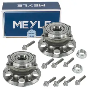 2x MEYLE 0147530003 Radnabe + Radlager Satz MERCEDES W204 W211 W212 X204 W221 R231 hinten