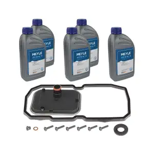 MEYLE 0141350200 Getriebefilter Satz 722.7 5-Gang + 5L Getriebeöl MERCEDES W168 Vaneo 414