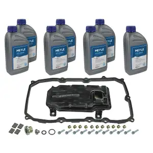 MEYLE 1001350108 Getriebefilter Satz 0C8 8-Gang + 7L Getriebeöl AUDI Q7 Cayenne VW Touareg