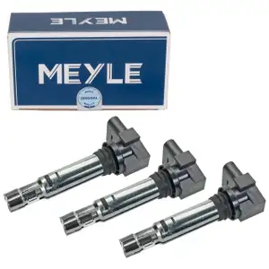 3x MEYLE 1008850040 Zündspule VW Polo 4 5 SEAT Ibiza 3 4 SKODA Fabia 1 2 Roomster 1.2