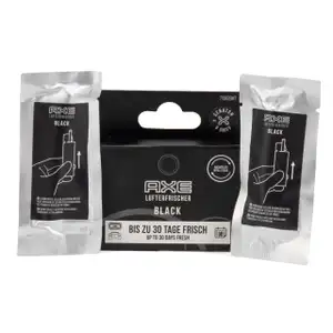 AXE Nachfüllpack für REFILLABLE VENT Lufterfrischer Autoduft Innenraumduft BLACK 2 Stück