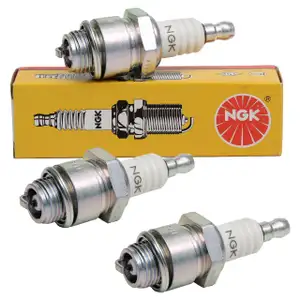 3x NGK 3410 B4LM Zündkerze für Kleinmotoren Gartengeräte Rasenmäher Motorsäge