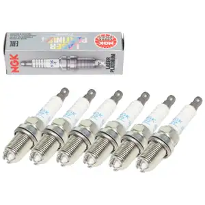 6x NGK 3199 BKR6EQUP Zündkerze BMW E46 E39 E60 E61 M52 M54 PORSCHE 996 Boxster M96