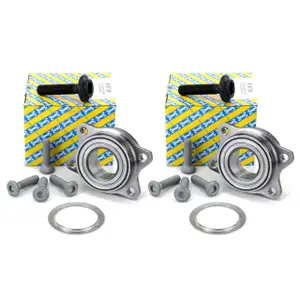 2x SNR Radnabe Radlager Rep.-Satz für AUDI A4 A6 A8 SEAT EXEO VW PASSAT vorne