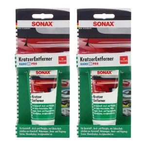 2x 75ml SONAX Kratzerentferner NanoPro für Kunststoff-, Acryl- und Plexiglas