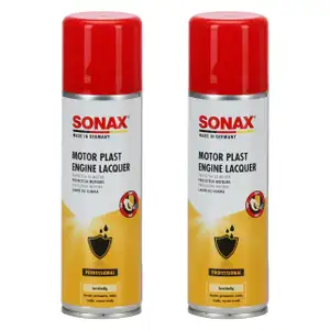 2x 300ml SONAX 330200 MotorPlast glänzender Motor Schutzlack Motorpflege