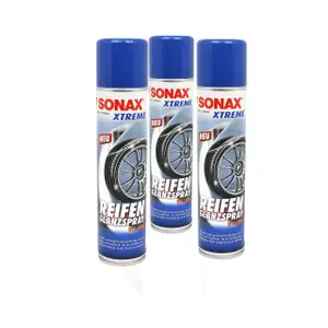 SONAX 235300 Xtreme ReifenGlanzSpray Wet Look Sprayflasche Reifenspray 3x 400ml