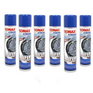 SONAX 235300 Xtreme ReifenGlanzSpray Wet Look Sprayflasche Reifenspray 6x 400ml