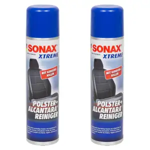 2x 400ml SONAX Xtreme Polster- & AlcantaraReiniger Geruchskiller Reiniger 206300