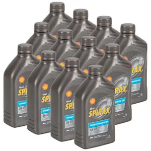 12L 12 Liter SHELL SPIRAX S6 ATF D971 Automatikgetriebeöl für MERCEDES 9-Gang MB 236.17