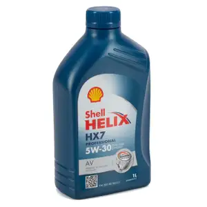 1L 1 Liter SHELL HELIX HX7 PROFESSIONAL AV 5W-30 Motoröl Öl ACEA C3 VW 505.00/01