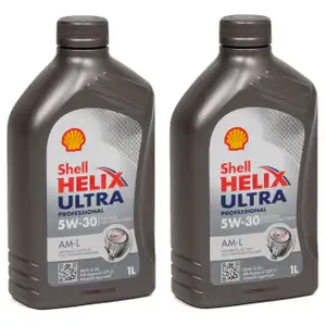 2L 2 Liter SHELL Motoröl Öl HELIX ULTRA Professional AM-L 5W30 für BMW LL-04