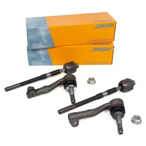 2x SPIDAN Spurstange + Spurstangenkopf BMW 1er E81-88 3er E90-93 X1 E84 TRW-System vorne