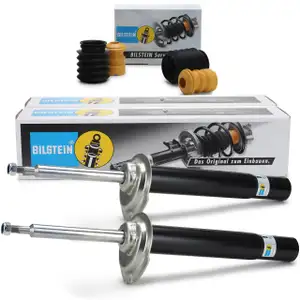 2x BILSTEIN B4 Stoßdämpfer + B1 Staubschutz BMW 5er E39 520-530i 520-530d vorne