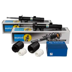 2x BILSTEIN B4 Stoßdämpfer + SACHS Staubschutz BMW 1er E81 E87 vorne