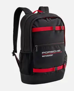 ORIGINAL Porsche Motorsport Fanwear Rucksack Schwarz Rot 28 Liter WAP0350030LFMS