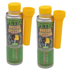 2x 300ml PETEC 80650 Diesel System Reiniger Motorreiniger Premium Additiv Zusatz