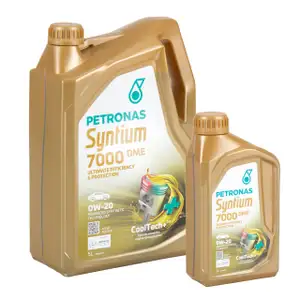 6L 6 Liter PETRONAS Syntium 7000 DME 0W-20 Motoröl Öl API SP ACEA C6 MB 229.71/72