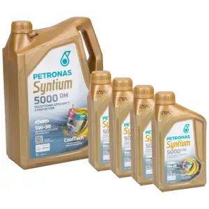 9L 9 Liter PETRONAS Syntium 5000 DM 5W-30 Motoröl Öl BMW LL-04 MB 229.51/52 VW 505.00/01