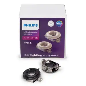 PHILIPS 11178X2 Adapterringe Lampenfassung H7 LED Typ E PX26d MERCEDES W205 OPEL Zafira C