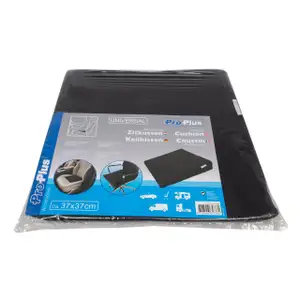 PROPLUS Keilkissen Sitzkissen 37x35x7,5cm Sitzerhöhung Autositz SCHWARZ