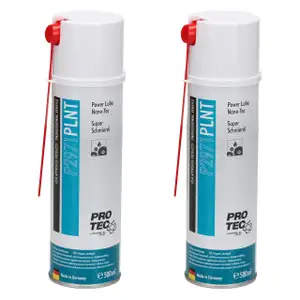 2x 500ml PROTEC P2971 Power Lube Nano-Tec Multifunktionsöl Schmieröl Aerosol