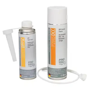 PROTEC DPF + DCC Reiniger für Dieselpartikelfilter DPF Set 375ml + 400ml