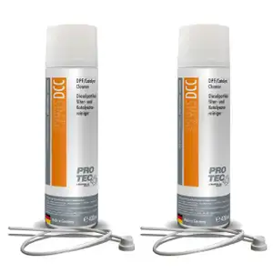 2x 400ml PROTEC P2985 DPF/Catalyst Cleaner Dieselpartikelfilter-/ Katalysatorreiniger