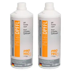 2 Liter PROTEC DPF Flushing Liquid Dieselpartikelfilter-Spülflüssigkeit Reiniger