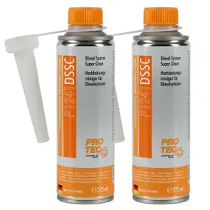 2x 375ml PROTEC DSSC Diesel System Super Clean Hochleistungs-Diesel-Systemreiniger