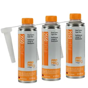 3x 375ml PROTEC DSSC Diesel System Super Clean Hochleistungs-Diesel-Systemreiniger