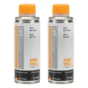 2x 150ml PROTEC P2151 DAS Diesel Anti Ruß Stop Smoke Reduziert die Rußbildung