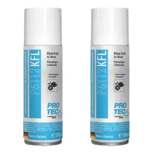 2x 100ml PROTEC KFL Klima Fresh A/C Refresh Klimaanlagen-Lufterfrischer ZITRONE