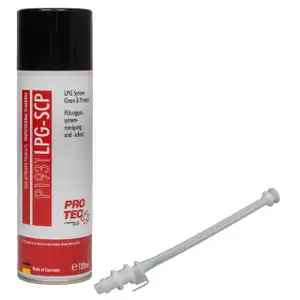 PROTEC P1931 Flüssiggassystemreinigung Schutz Autogas 120ml + Einfülladapter