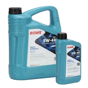 6L 6 Liter ROWE MULTI FORMULA 5W-40 5W40 Motoröl Öl MB 229.31/51 VW 505.00/505.01