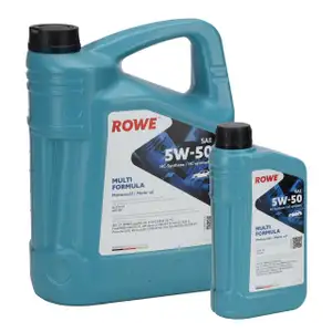 6L 6 Liter ROWE MULTI FORMULA 5W-50 Motoröl Öl ACEA C3 API SN BMW LL-04 VW 502/505.00