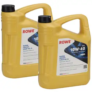 10L 10 Liter ROWE SUPER LEICHTLAUF HC-O 10W-40 10W40 Motoröl Öl MB 229.3 VW 501.01/505.00