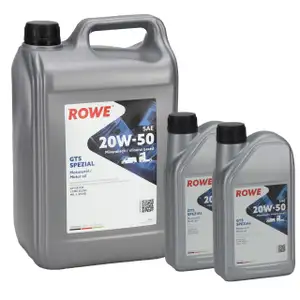 7L 7 Liter ROWE GTS SPEZIAL 20W-50 20W50 Motoröl Öl API SF/CD CCMC D/G2 MIL-L-2104D