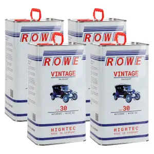 20L 20 Liter ROWE Motoröl Öl VINTAGE Unlegiert SAE 30 Oldtimer Einbereichsöl