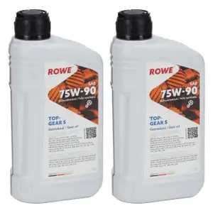 2L 2 Liter ROWE TOPGEAR S SAE 75W-90 Getriebeöl Schaltgetriebeöl API GL-4 GL-5