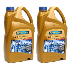 RAVENOL Getriebeöl Automatiköl Automatikgetriebeöl ATF 6HP Fluid 8 Liter 8L