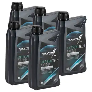 5L 5 Liter WOLF OFFICIALTECH ATF MB Automatikgetriebeöl für MERCEDES 7-Gang MB 236.14