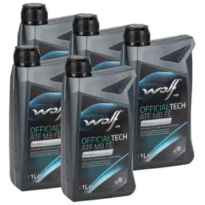 5L 5 Liter WOLF OFFICIALTECH ATF MB FE Automatikgetriebeöl für MERCEDES 7-Gang MB 236.15