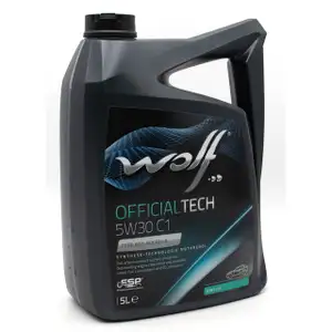 5L 5 Liter WOLF OFFICIALTECH 5W30 C1 Motoröl Öl ACEA C1 C2 FORD WSS-M2C934-B