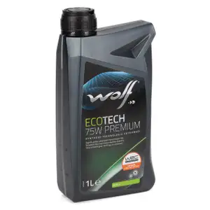 1L 1 Liter WOLF ECOTECH 75W PREMIUM Getriebeöl Schaltgetriebeöl API GL-4+