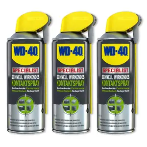 WD-40 SPECIALIST 49368 Kontaktspray Kontaktreiniger Elektronikspray 3x 400ml