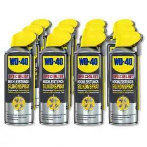 WD-40 SPECIALIST 49377 Silikonspray Hochleistungssilikonspray 12x 400ml